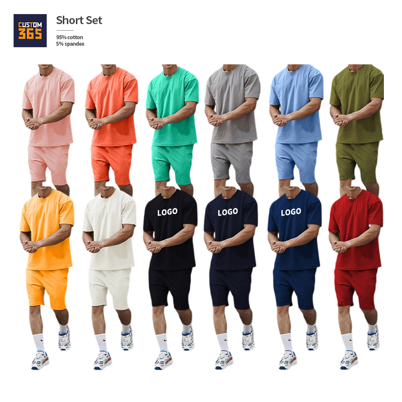 Summer Sportswear Streetwear Shirts And Pants Casual Men&#39;s Clothes For Man Short Set Men 